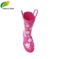 Bottes en caoutchouc rose pour enfants